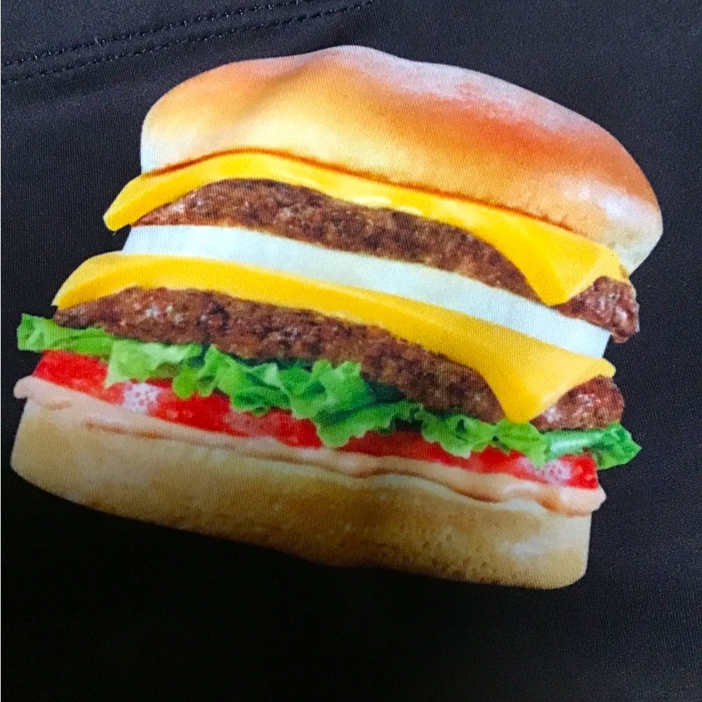 In & Out Burger Merch Hamburger Leggings NWOT Large -XXL